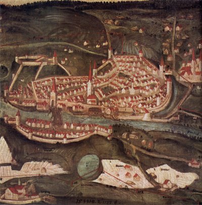 Ansicht der Stadt Kempten von Heinrich Beusch